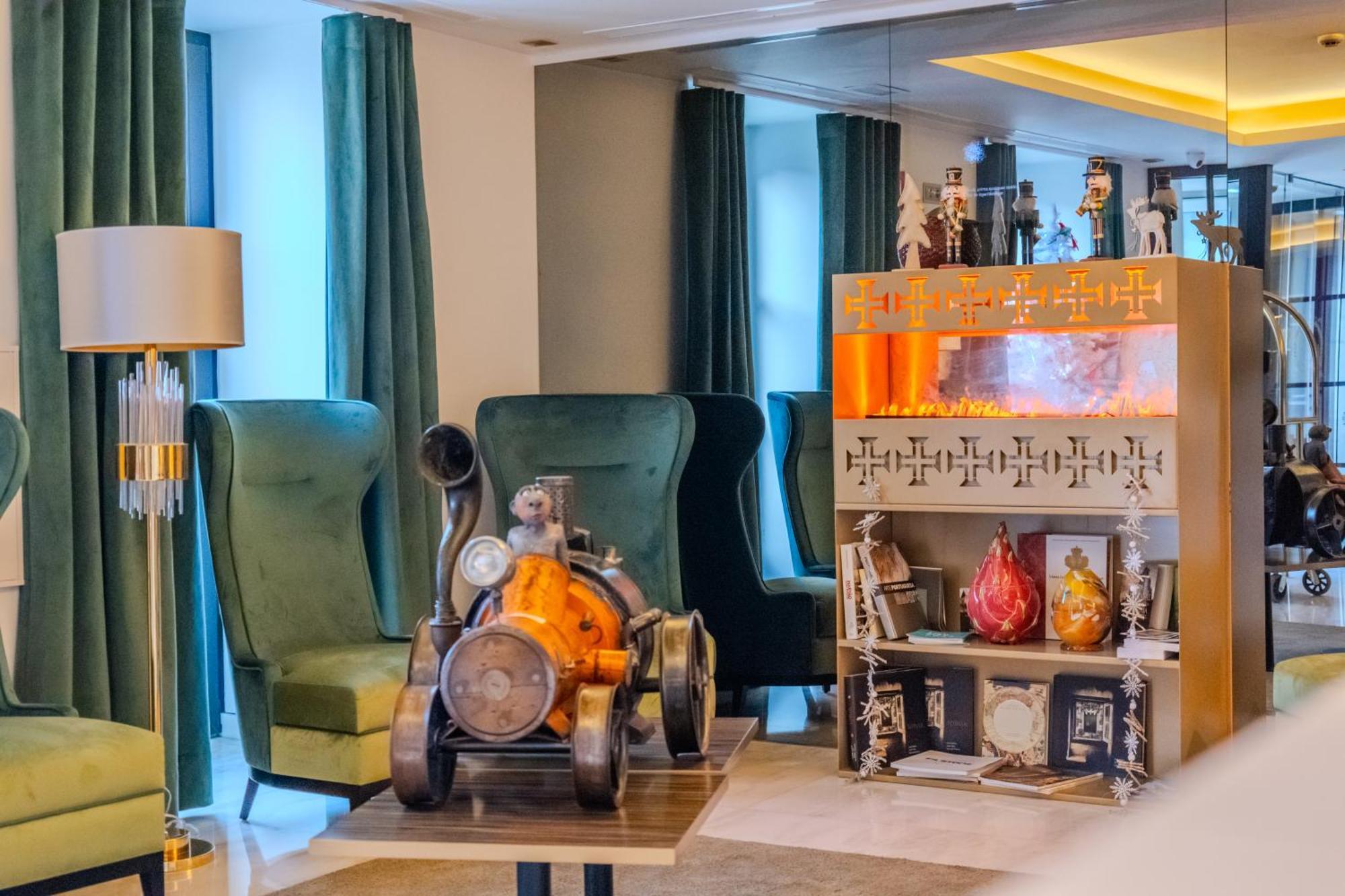 Hotel Republica Boutique Hotel Tomar Eksteriør billede The lobby of the hotel
